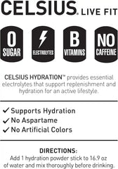 CELSIUS HYDRATION™ Arctic Cherry, Sugar Free Electrolyte Hydration Drink Mix (Pack of 14)
