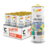 CELSIUS Sparkling Spritz Vibe Summer Edition, Sugar Free Energy Drink, 12 Fl Oz (Pack of 12)