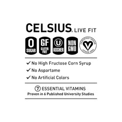 CELSIUS Sparkling Strawberry Passionfruit, Sugar Free Energy Drink, 12 Fl Oz (Pack of 12)