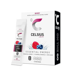 CELSIUS On-The-Go Powder Stick Packs, Zero Sugar (14 Sticks per Pack)