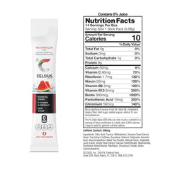 CELSIUS® On-the-Go Powder Sticks Watermelon Ice, Essential Energy 2.5 Oz (14 Sticks per Pack)