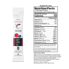 CELSIUS On-The-Go Powder Stick Packs, Zero Sugar (14 Sticks per Pack)
